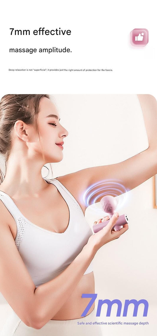Pocket-Sized Deep Tissue Percussion Massager with 4 Speeds