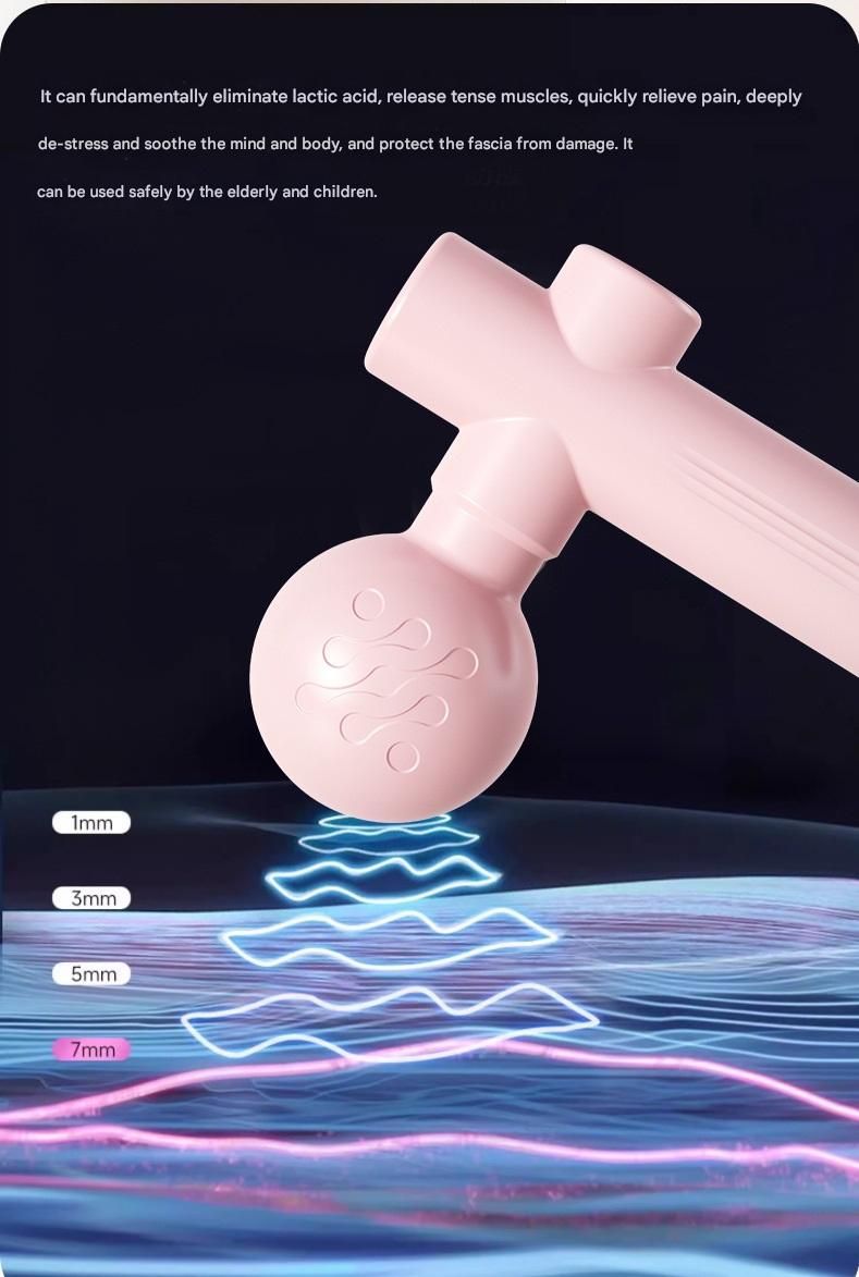 Pocket-Sized Deep Tissue Percussion Massager with 4 Speeds