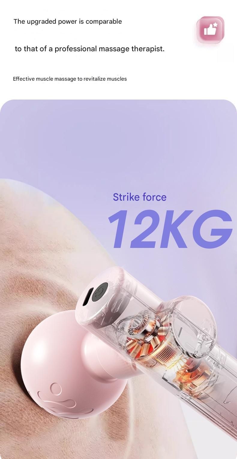 Pocket-Sized Deep Tissue Percussion Massager with 4 Speeds