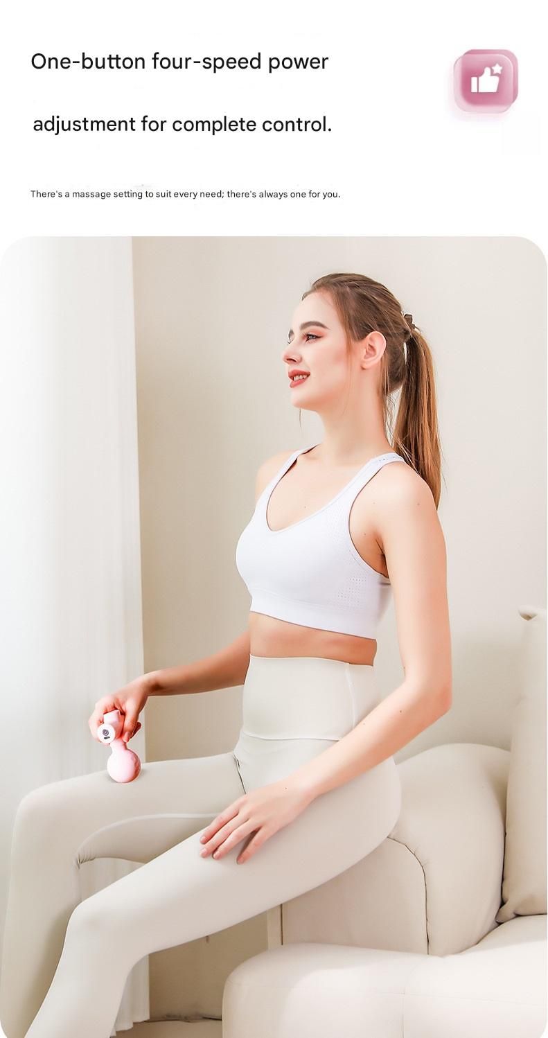 Pocket-Sized Deep Tissue Percussion Massager with 4 Speeds