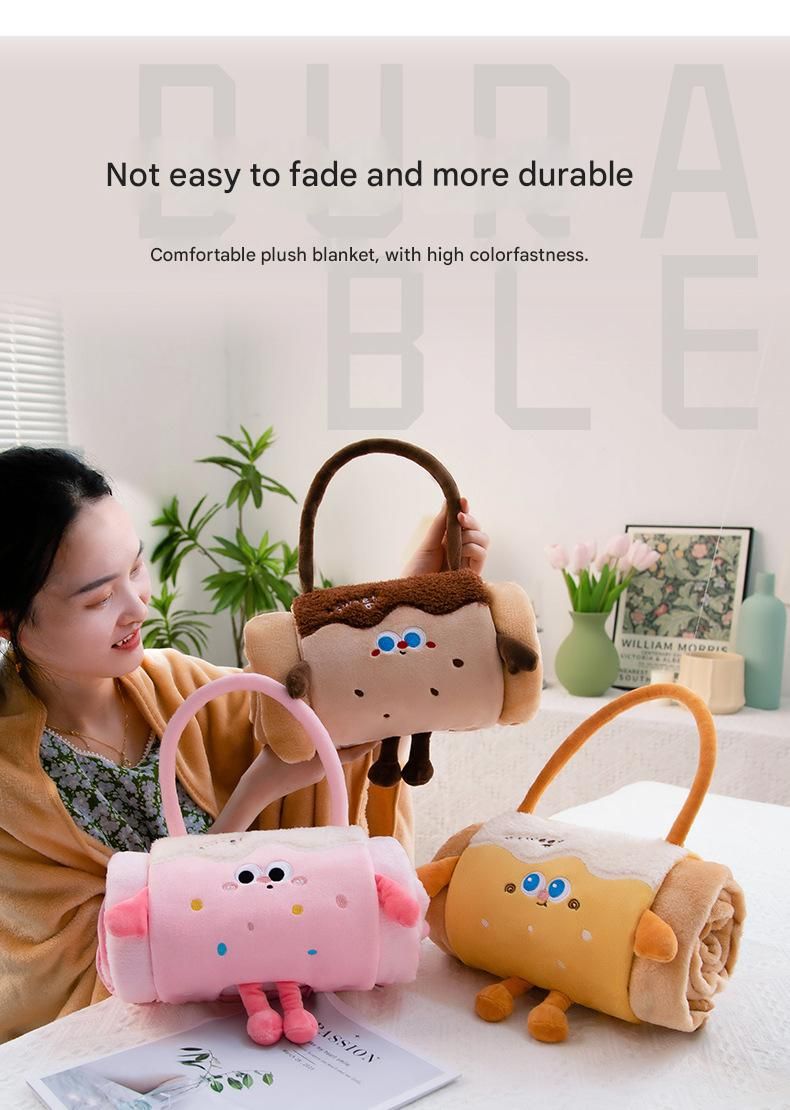Cartoon Hand-Carry Roll-Up Blanket