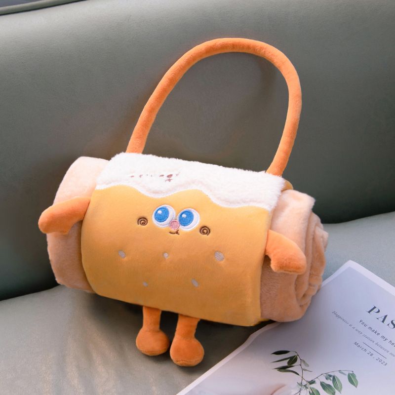 Orange Roll-Up Blanket 100 x 170cm