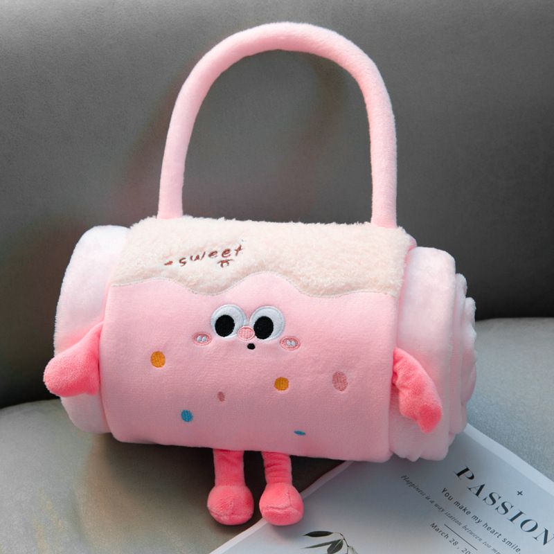 Pink Roll-Up Blanket 100 x 170cm