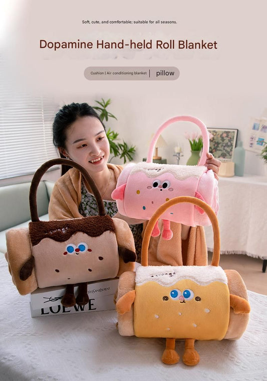 Pink Roll-Up Blanket 100 x 170cm
