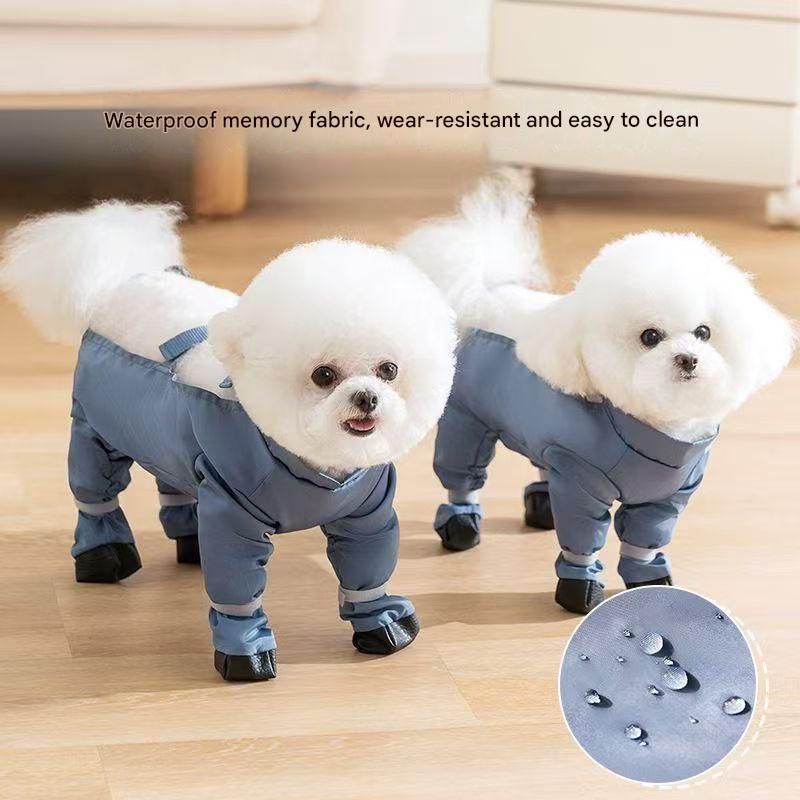 Pet Waterproof Full-Body Dust-Proof Pants with Belly Coverage