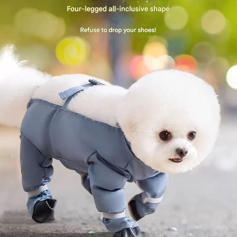 Pet Waterproof Full-Body Dust-Proof Pants with Belly Coverage