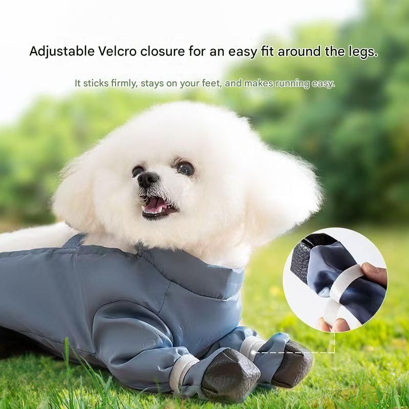 Pet Waterproof Full-Body Dust-Proof Pants with Belly Coverage