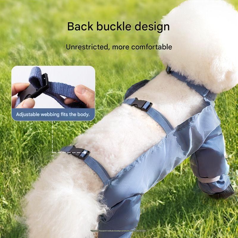 Pet Waterproof Full-Body Dust-Proof Pants with Belly Coverage