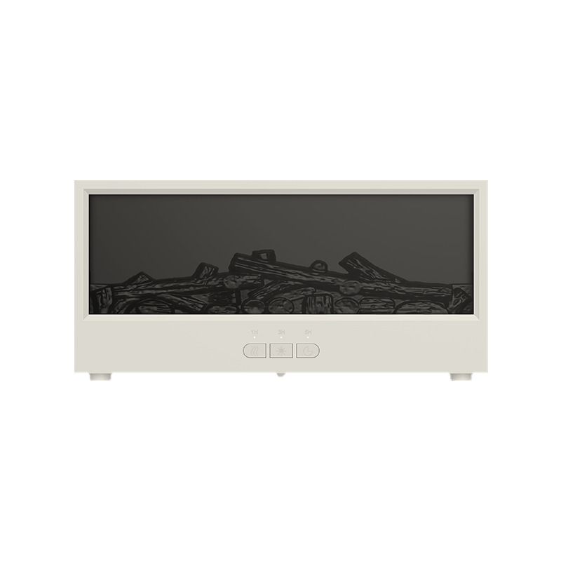 Desktop Fireplace Design with Realistic LED Fire, 7-Color Mood Lighting, and Silent Ultrasonic Mist
