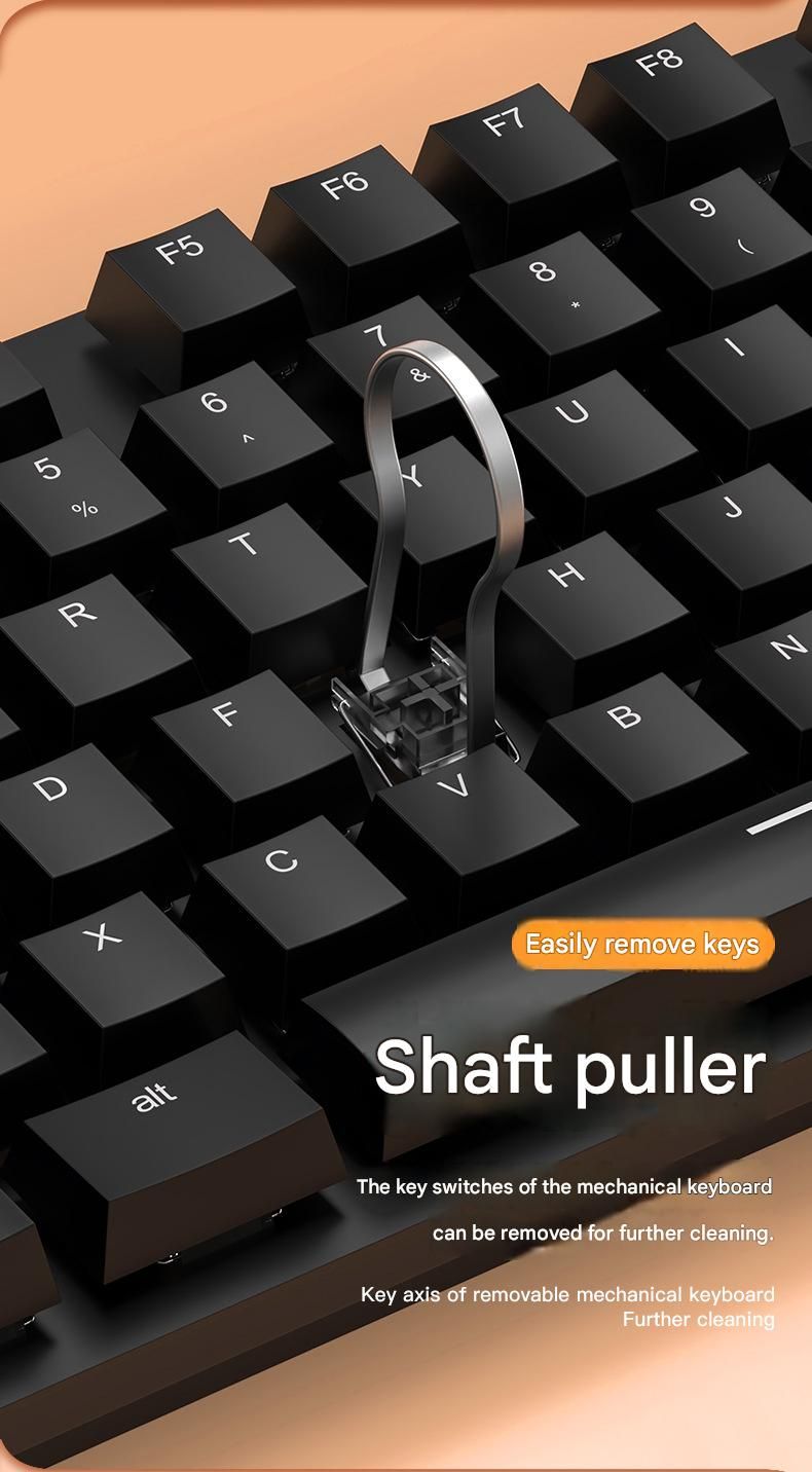Ergonomic ABS Handle with Dust Blower, Keyboard Cleaner & Screen Wipes