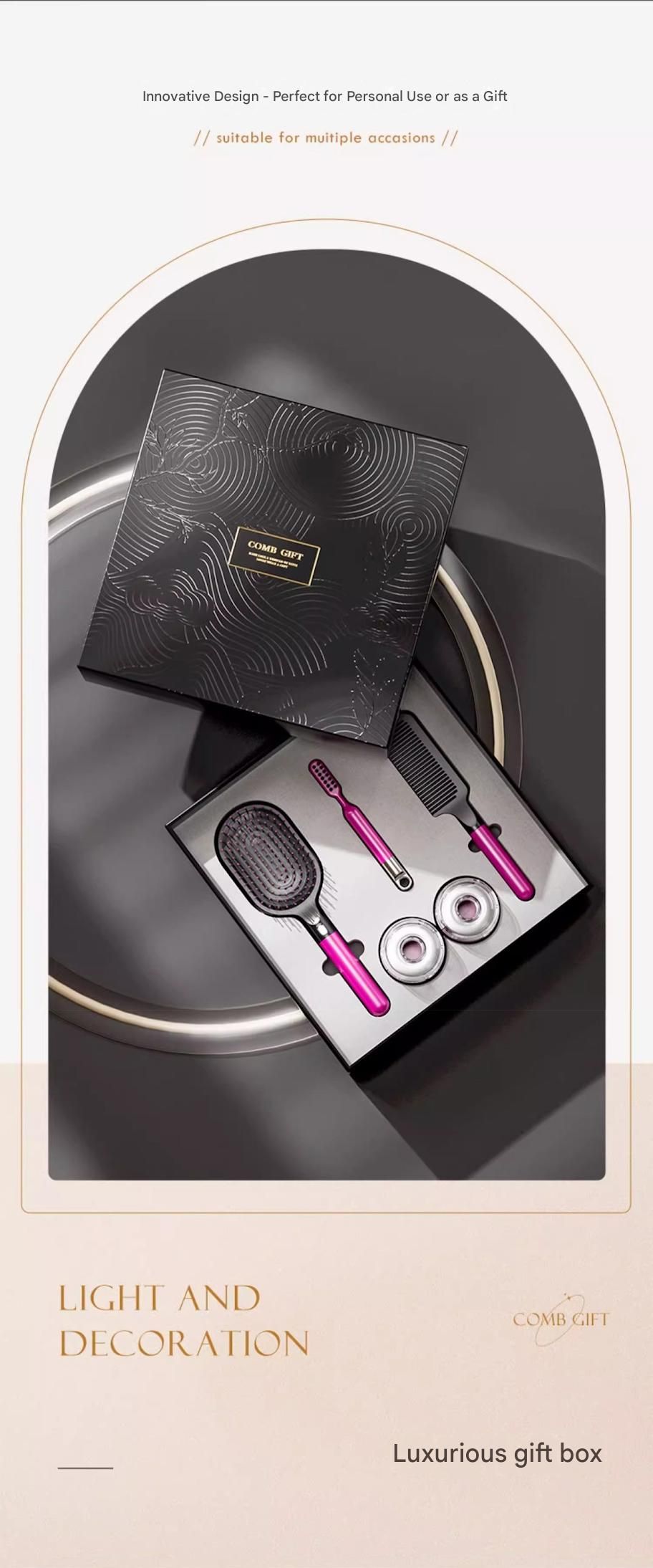 Elegant Mother’s Day or Couple’s Gift for Daily Styling and Scalp Comfort