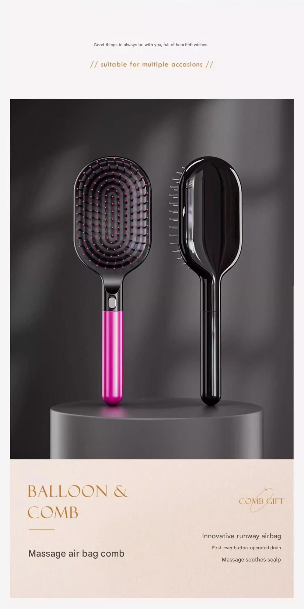 Elegant Mother’s Day or Couple’s Gift for Daily Styling and Scalp Comfort