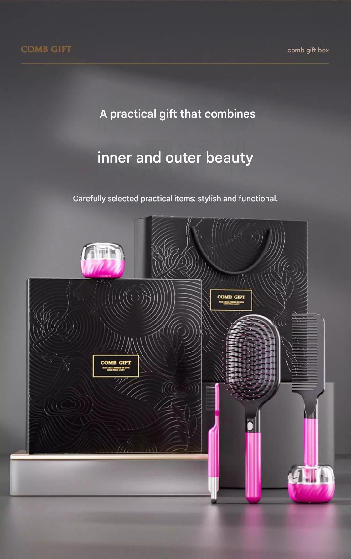 Elegant Mother’s Day or Couple’s Gift for Daily Styling and Scalp Comfort