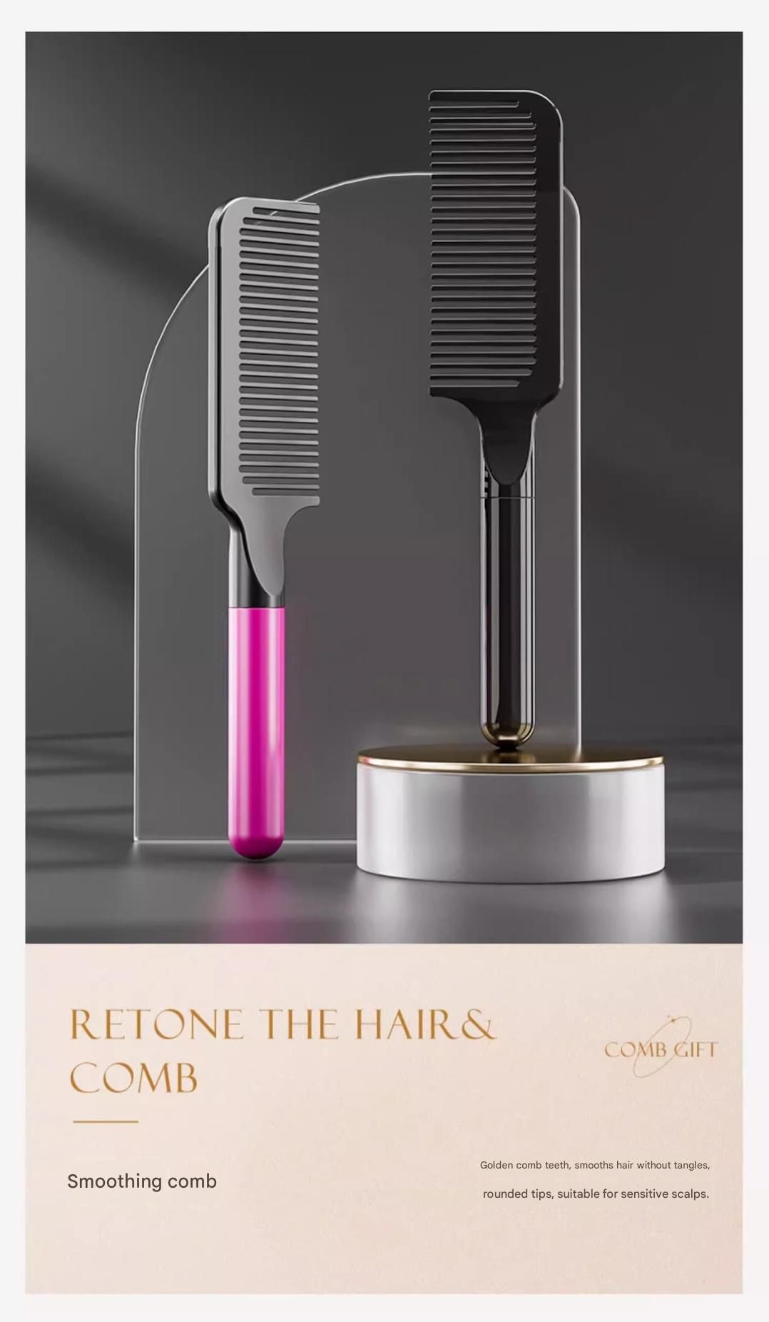 Elegant Mother’s Day or Couple’s Gift for Daily Styling and Scalp Comfort