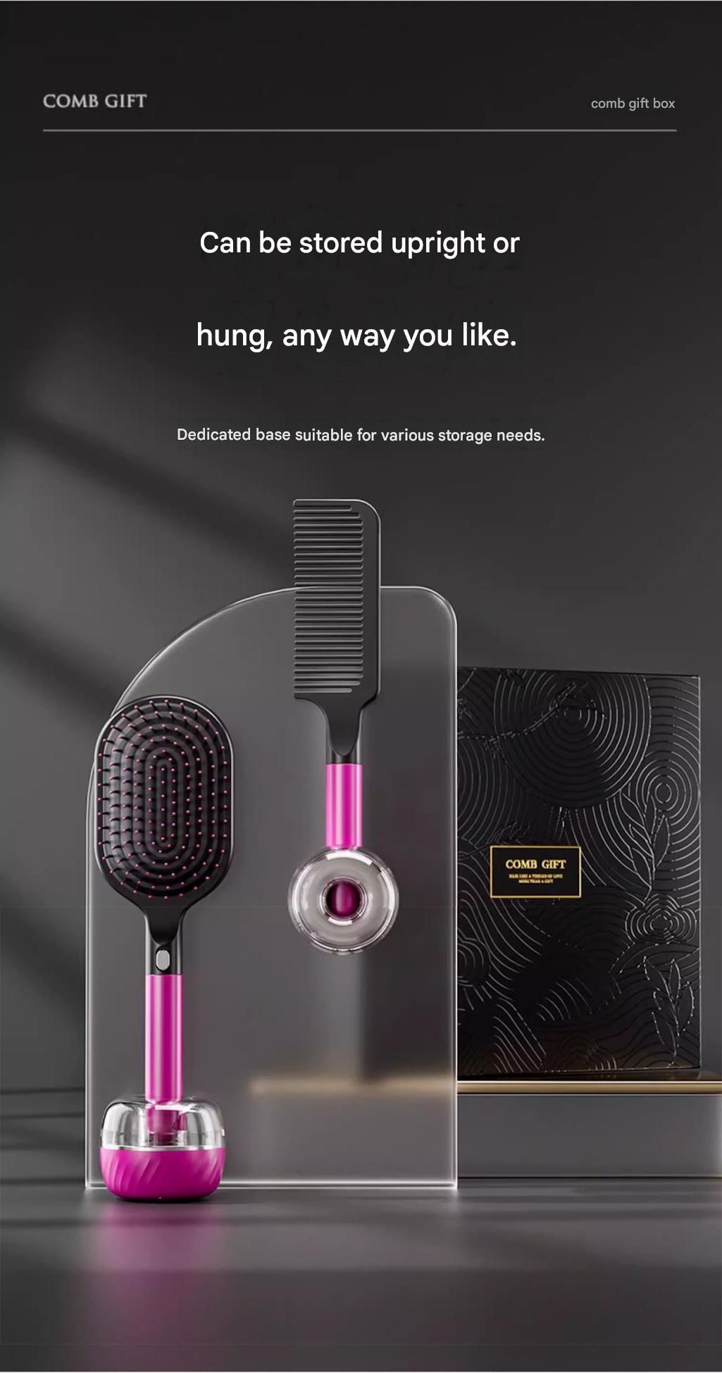 Elegant Mother’s Day or Couple’s Gift for Daily Styling and Scalp Comfort