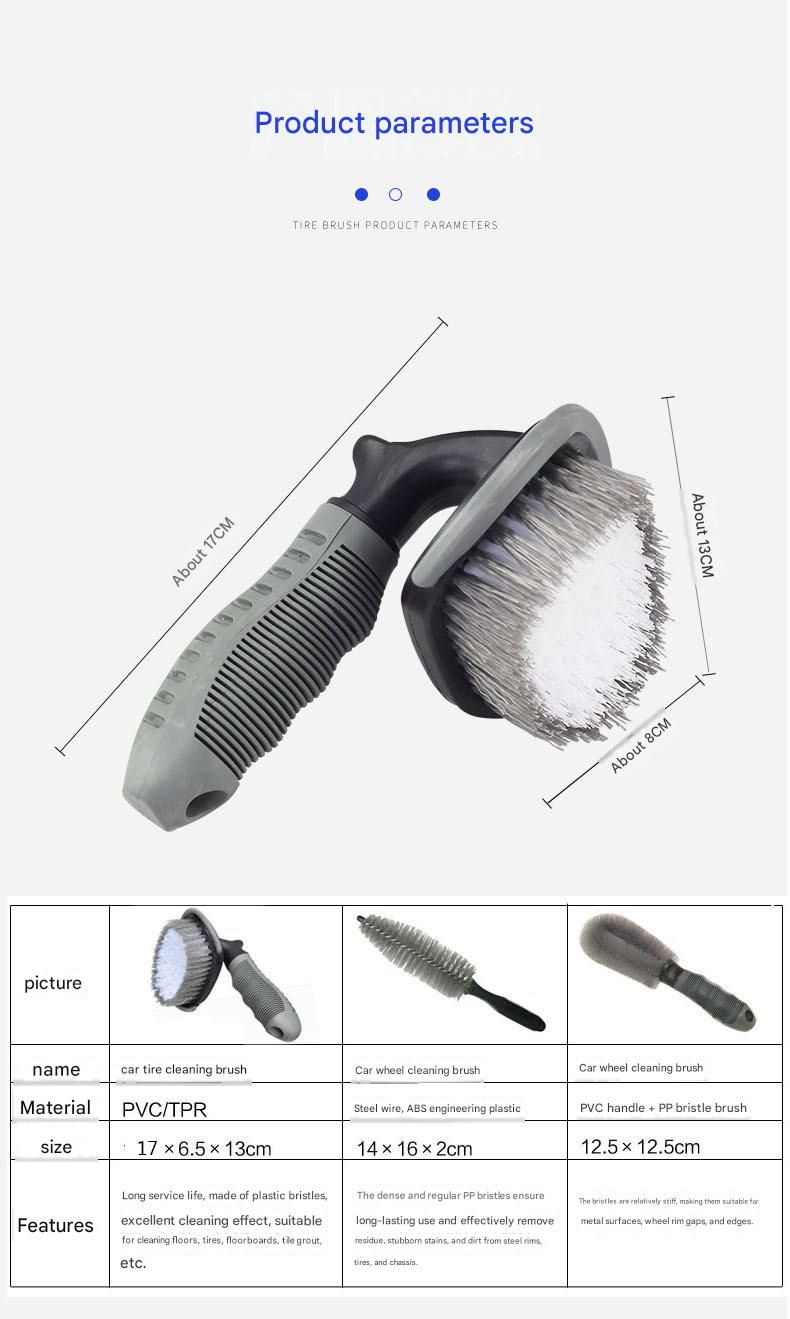 Essential Auto Detailing Tool for Deep Cleaning Tyres and Alloy Rims
