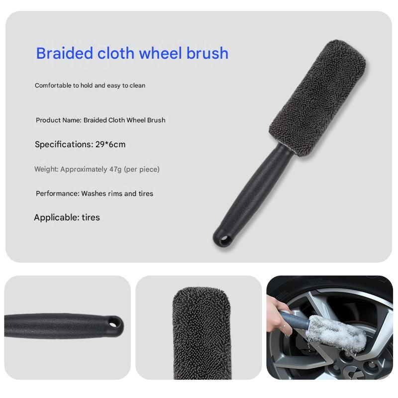 9-Piece Orange Microfibre Car Wash Kit