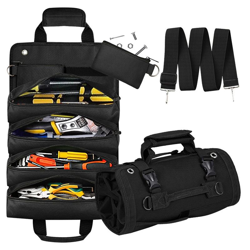 Multi-Pocket Storage for Electricians, Mechanics & DIY Enthusiasts