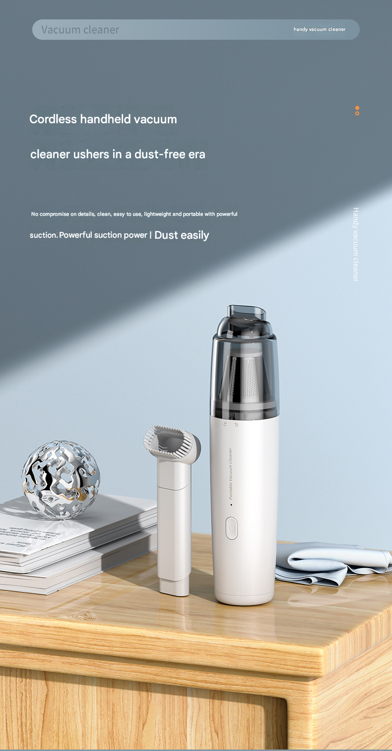 120W Strong Suction, Handheld Wireless, Lightweight 300g, Wet and Dry Use