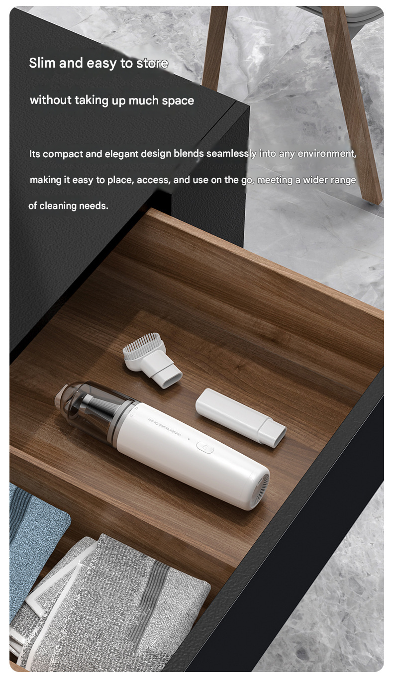 120W Strong Suction, Handheld Wireless, Lightweight 300g, Wet and Dry Use