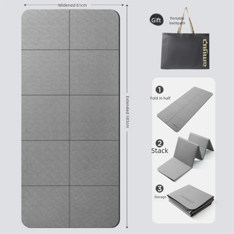 Portable Thick Non-Slip Fitness Exercise Mat
