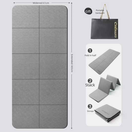 Portable Thick Non-Slip Fitness Exercise Mat