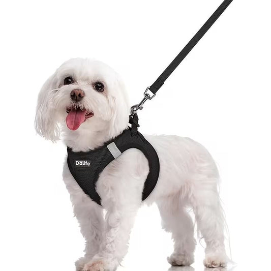 Adjustable Reflective Pet Vest with Swivel Clip(Size: XL)