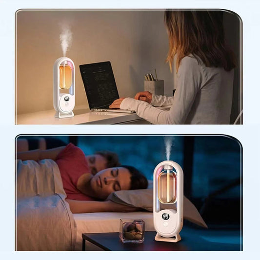 Ultrasonic Mist Air Freshener with LED Light and Wall Mount