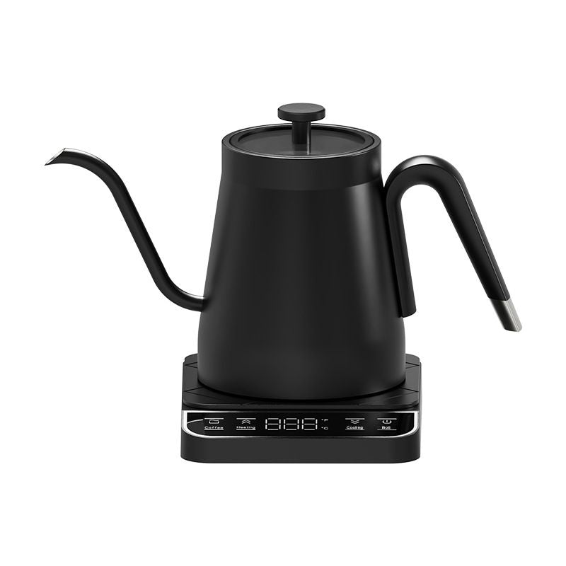 Black 0.8L Gooseneck Kettle with Temperature Control
