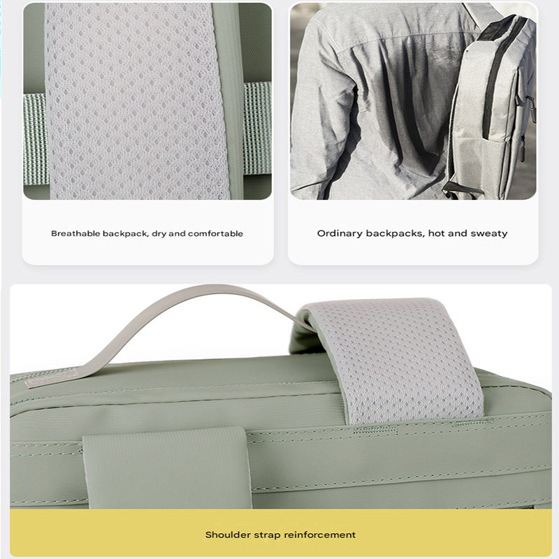 Compartment Laptop Backpack Travel Business Bag
