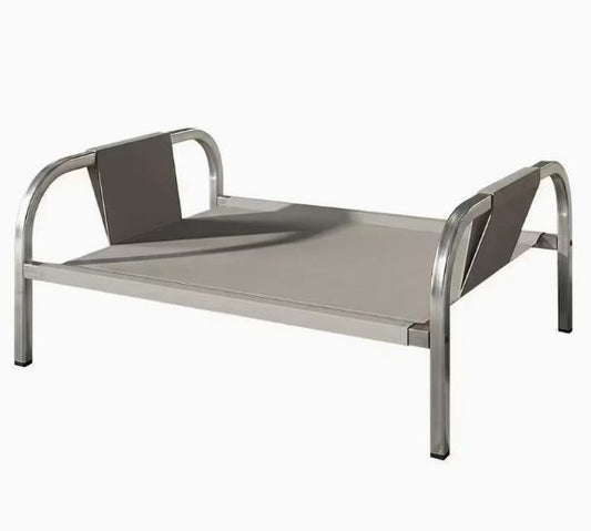 Grey Raised Pet Bed - 50 x 40 x 20 cm