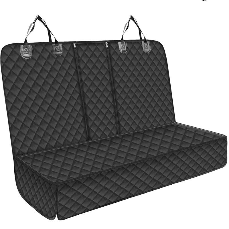 Black Waterproof Pet Car Back Seat Cover