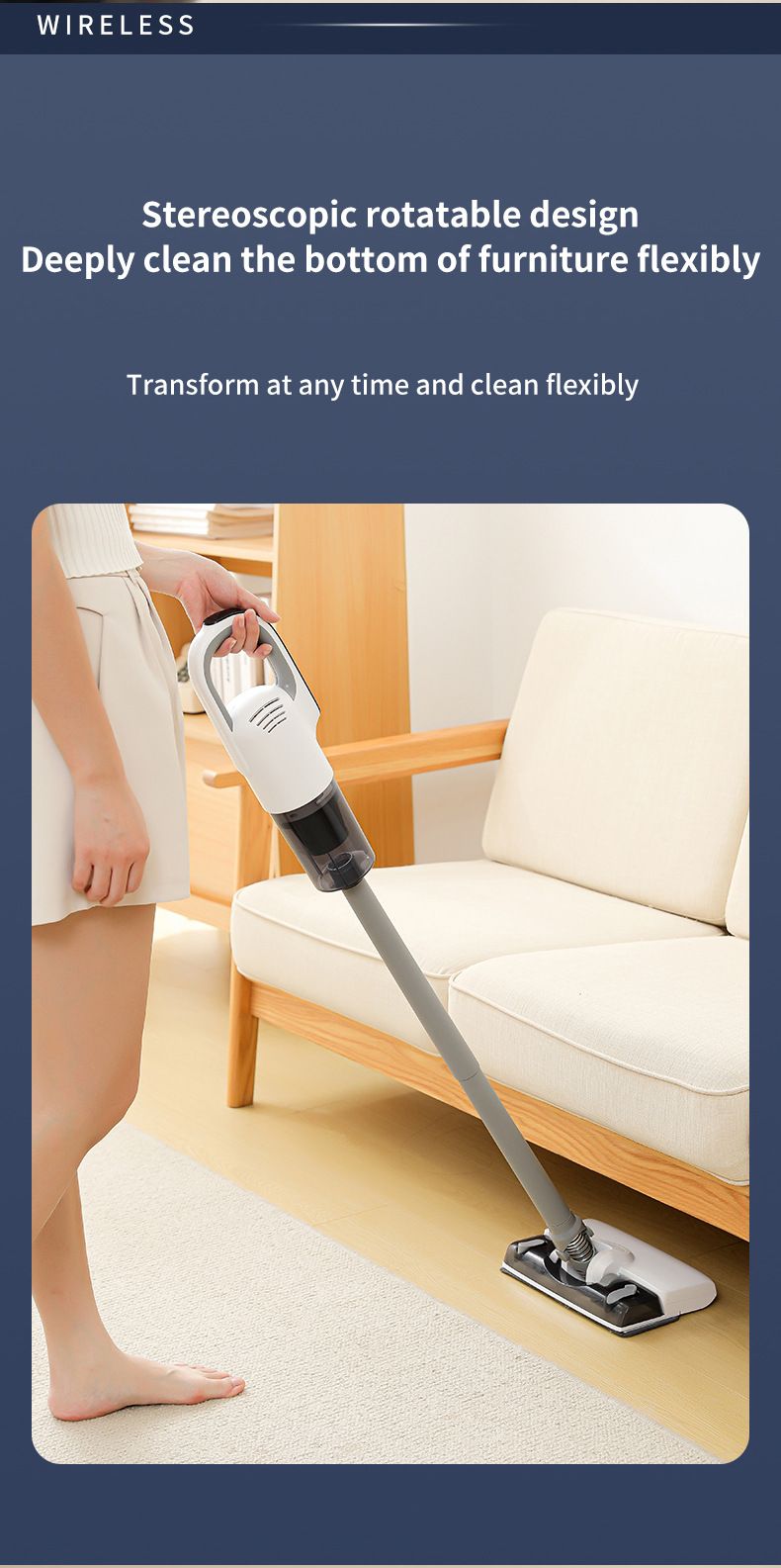 Wireless Stick Vacuum & Smart Mop