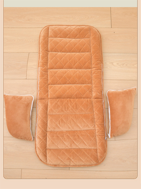 Lumbar Support Pad with Detachable Armrests