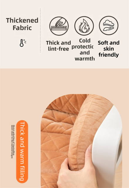 Lumbar Support Pad with Detachable Armrests