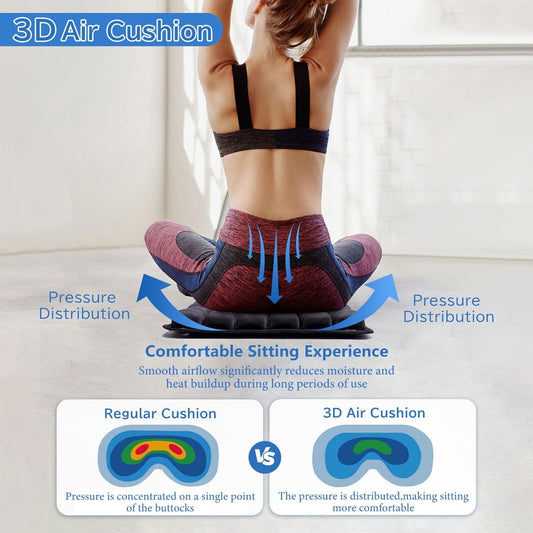 3D Aircell Travel Inflatable Seat for Long Sitting pressure relief