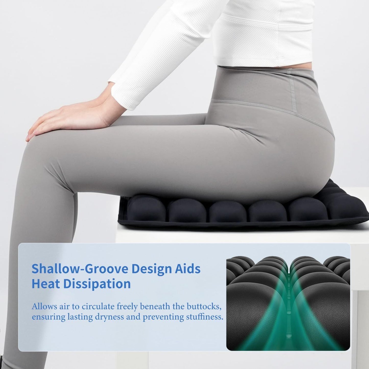 3D Aircell Travel Inflatable Seat for Long Sitting pressure relief