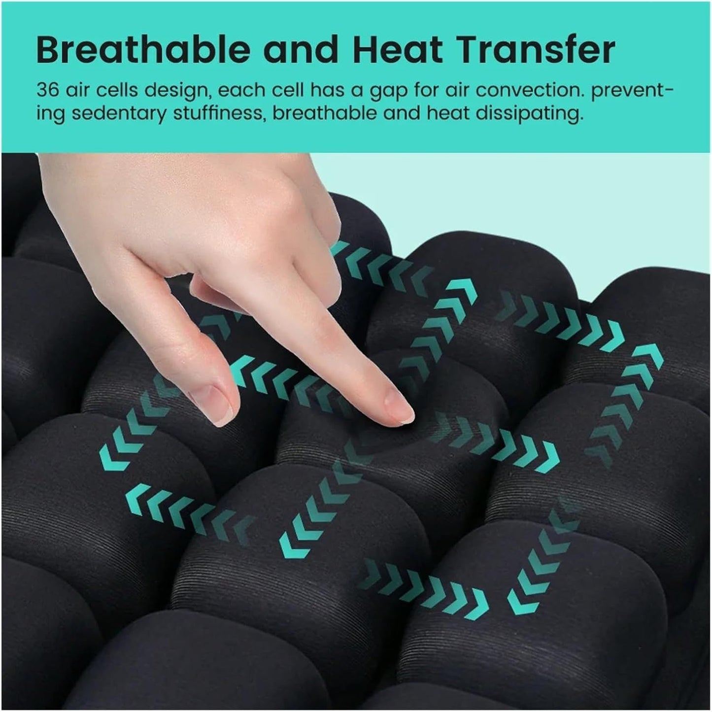 3D Aircell Travel Inflatable Seat for Long Sitting pressure relief