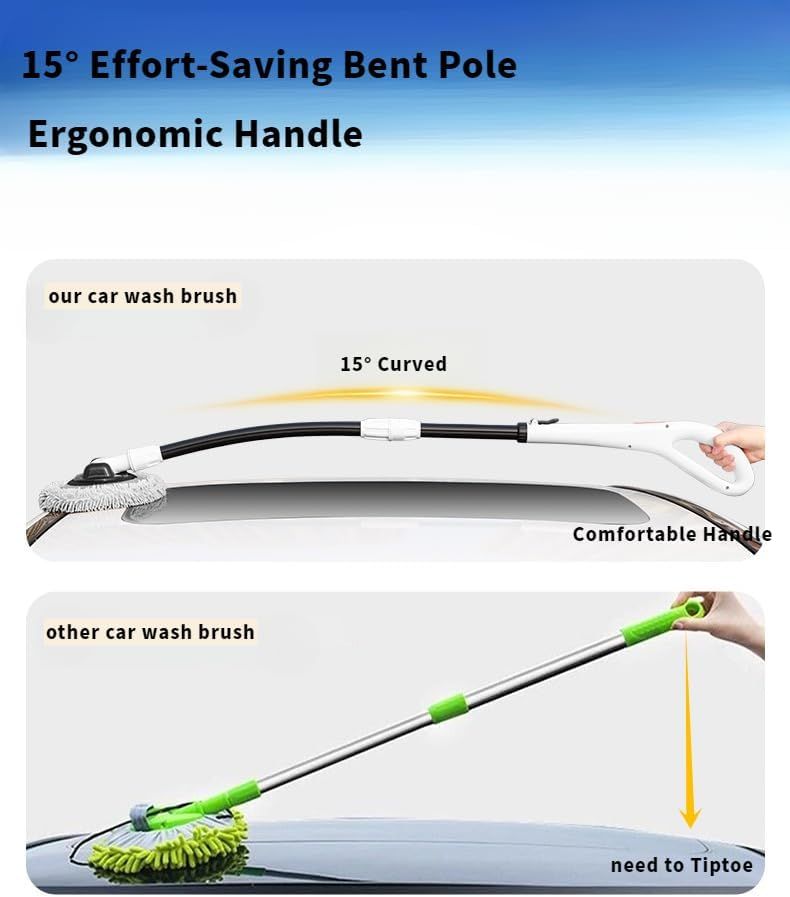 Telescopic Microfibre Car Wash Mop