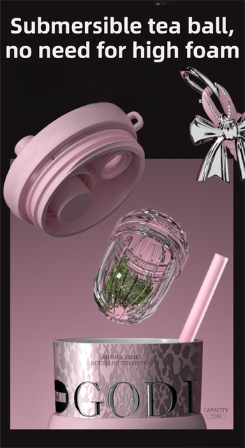 The Queen Tumbler: Dual-Lid Straw & Tea Infuser Travel Mug
