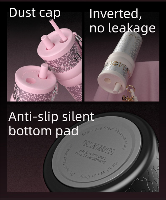The Queen Tumbler: Dual-Lid Straw & Tea Infuser Travel Mug