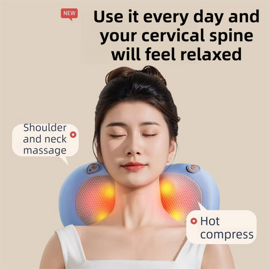 Multifunctional Shiatsu Back Massage Cushion for Neck Waist Shoulder Relief