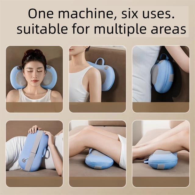 Multifunctional Shiatsu Back Massage Cushion for Neck Waist Shoulder Relief