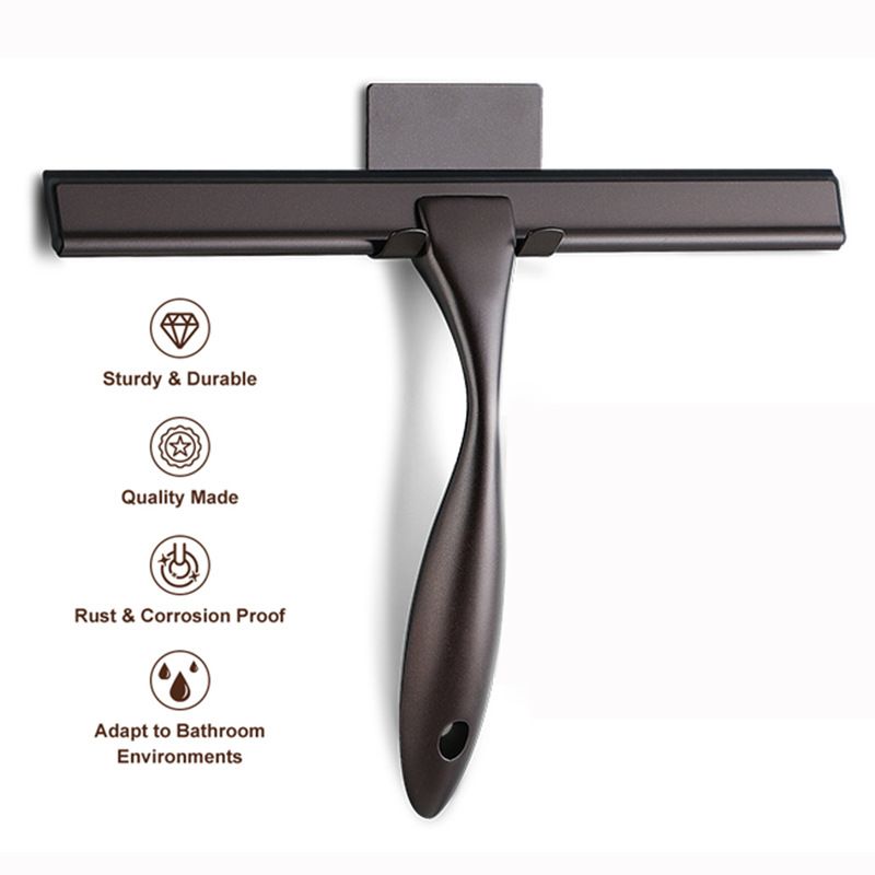 Silver Stainless Steel Glass Squeegee