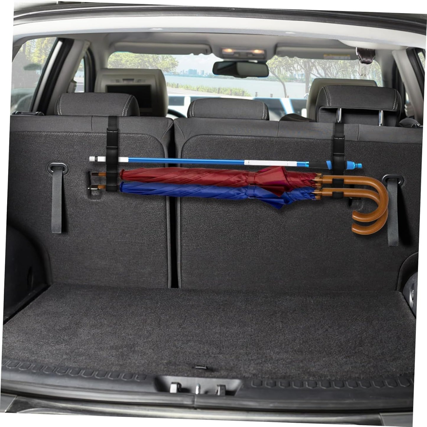 2-Pack Car Seat Back Triple Hooks