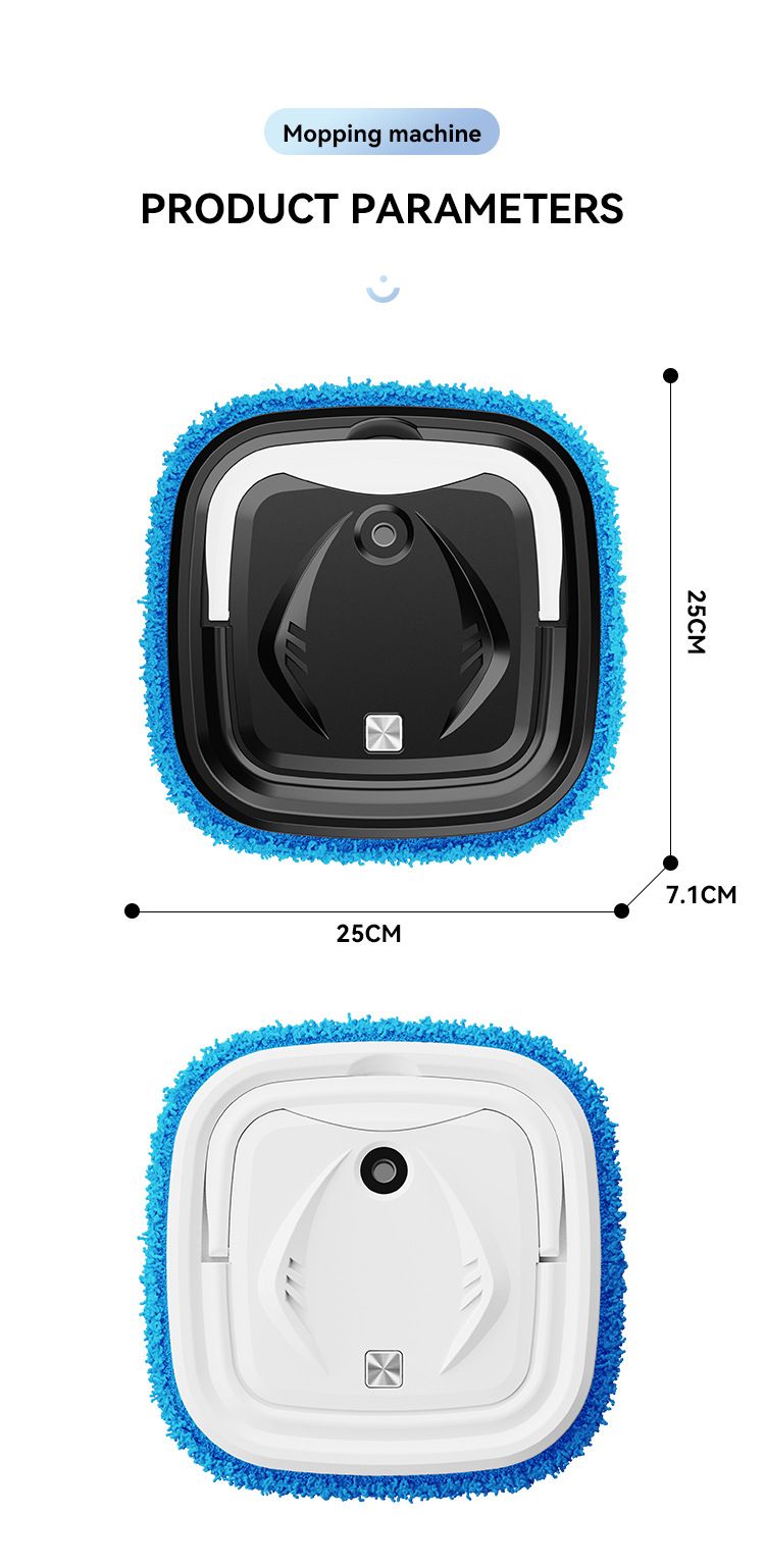 White P6 Smart Robotic Mop and Floor Cleaner for Full Home Cleansing