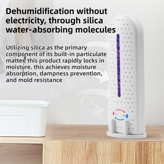 Wireless Rechargeable Silica Gel Wardrobe Moisture Absorber & Anti-Mould Dessicant Dryer Box