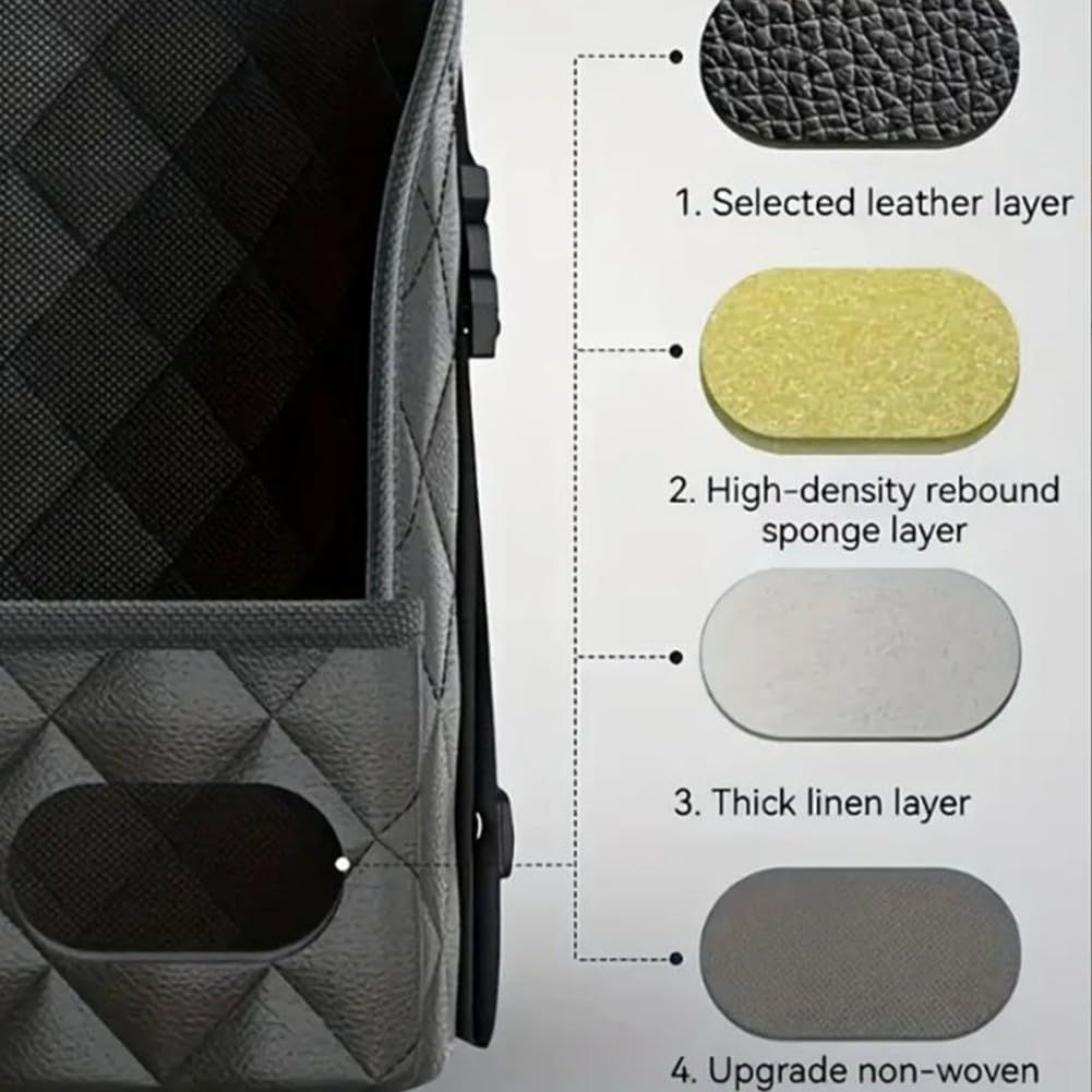 Large Capacity Car Interior Pocket for Handbags Phones Drinks