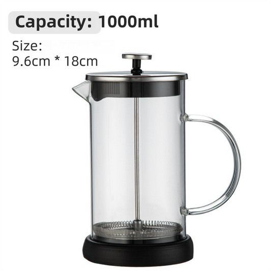 Cafetiere, Milk Frother & Tea Infuser Pot
