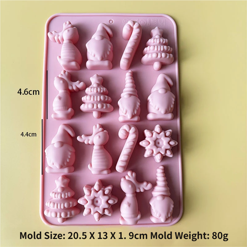 3-Piece Christmas Silicone Baking Mould Set